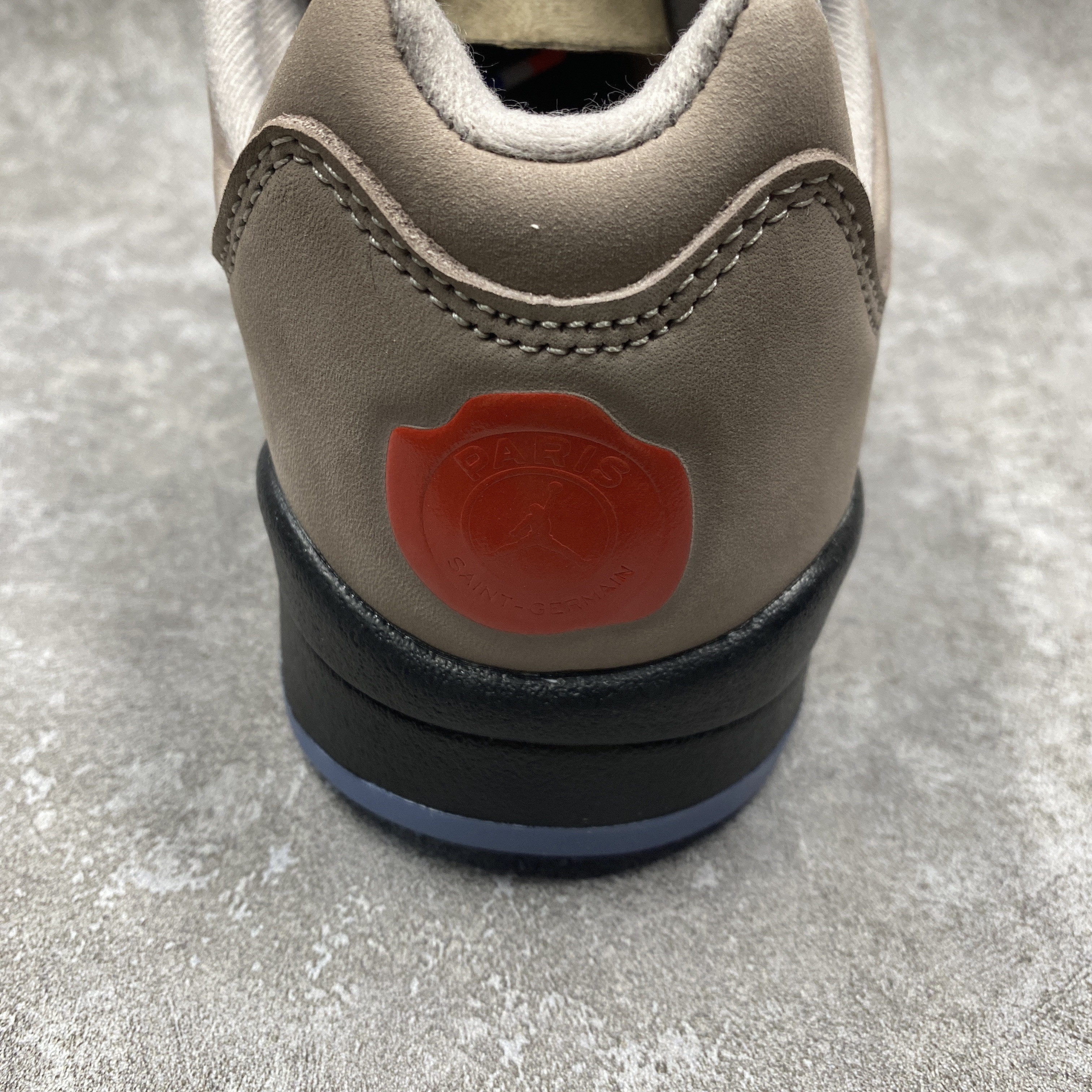 PSG x Air Jordan 5 Retro Low Pumice