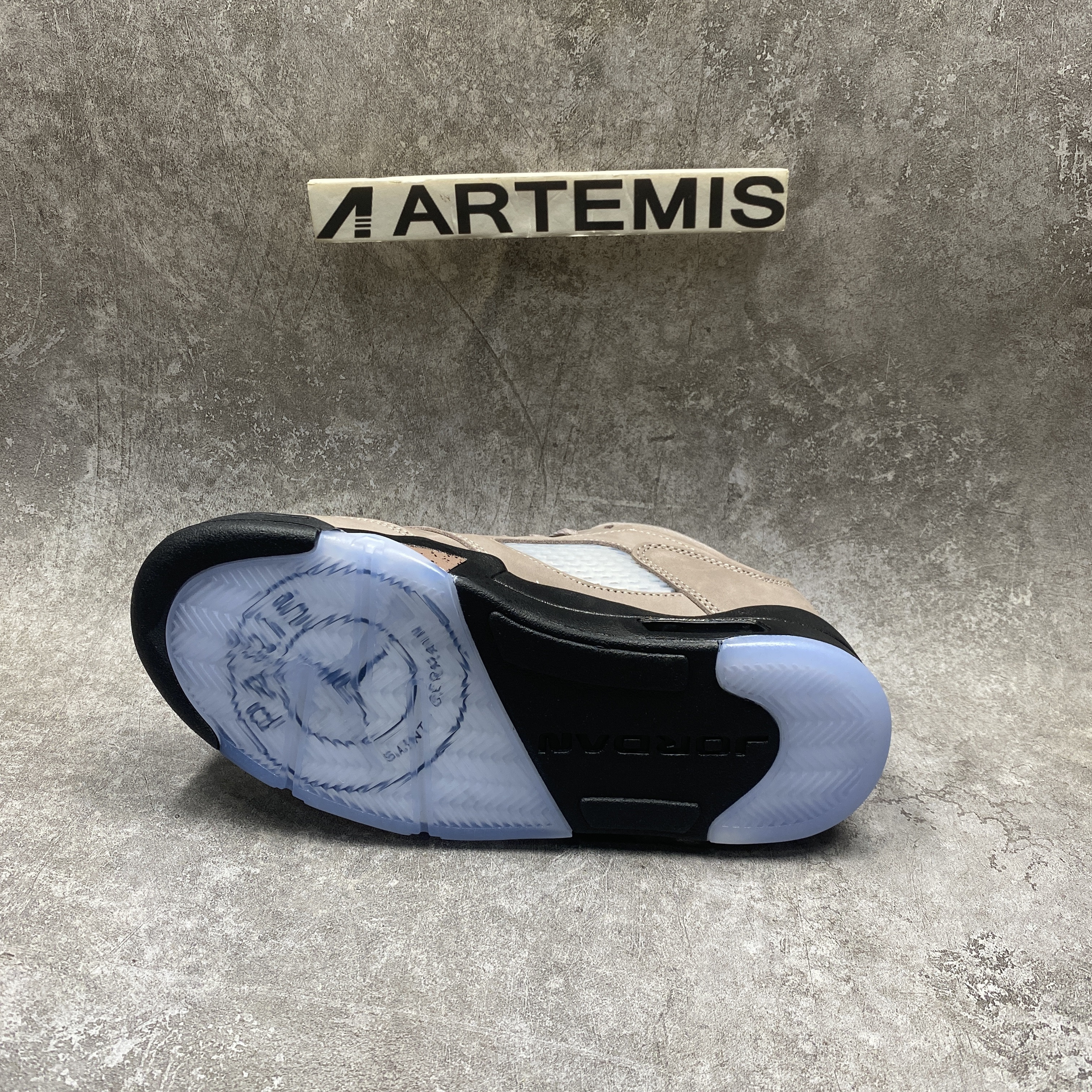 PSG x Air Jordan 5 Retro Low Pumice