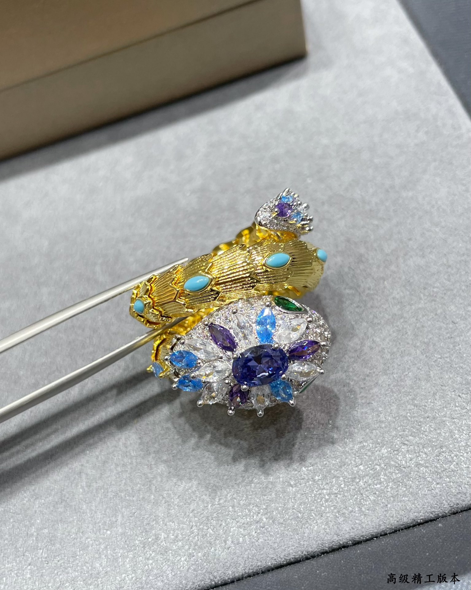 b*l*ai Di*m*nd princess snake ring