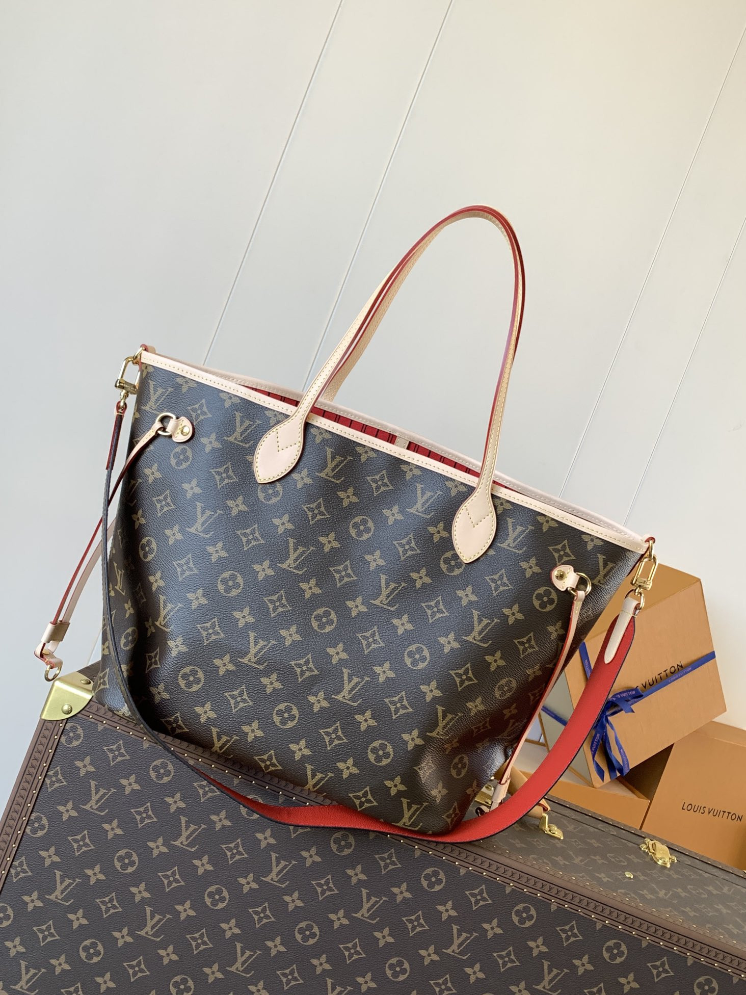 LV Neverfull MM M12096 Without Box 31x28x14cm