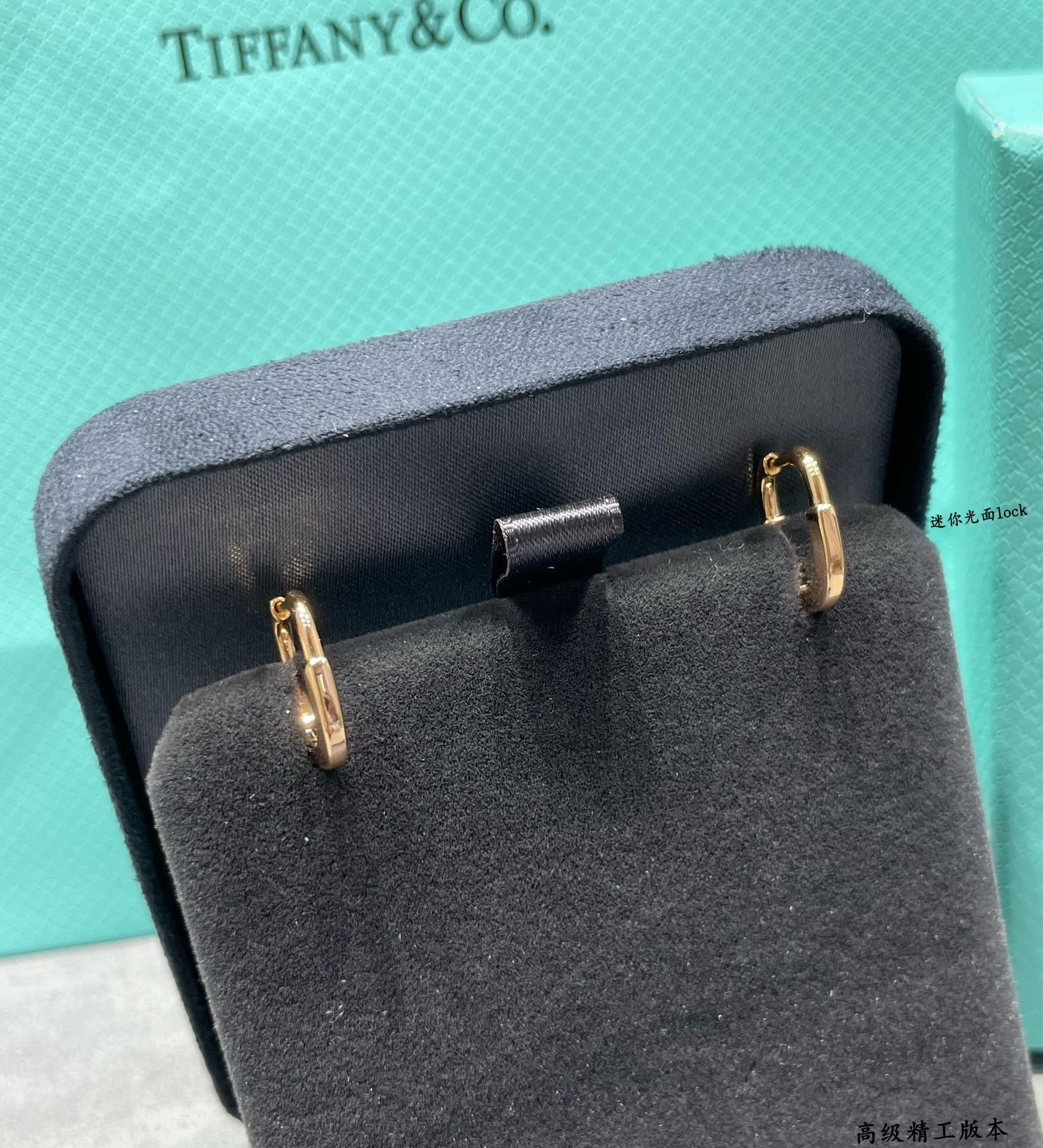 T*f*ny & co. mini smooth lock earrings