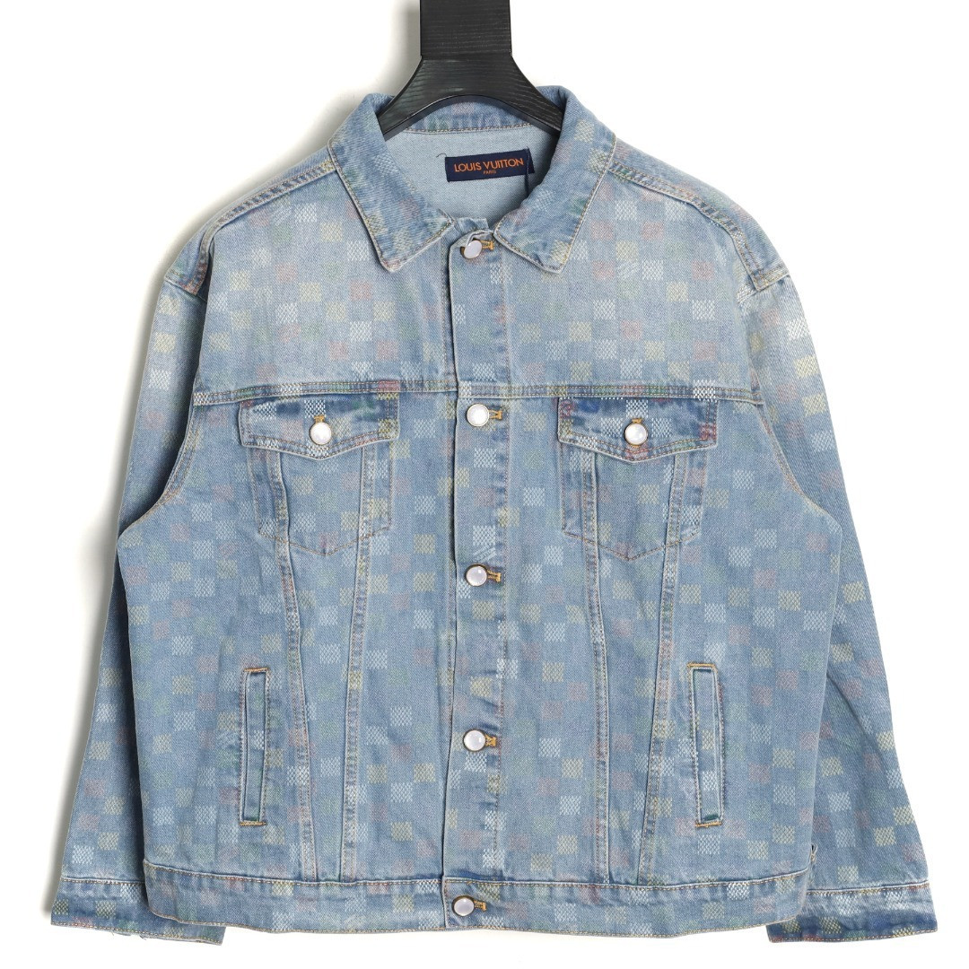 l0*is V*t0n 25fw denim jacket suit