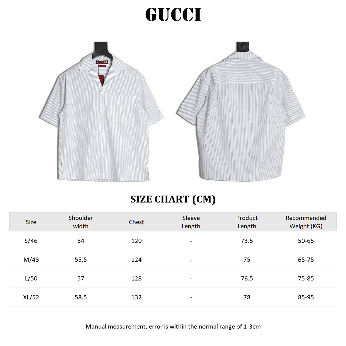 G*u*i 25ss short-sleeved shirts