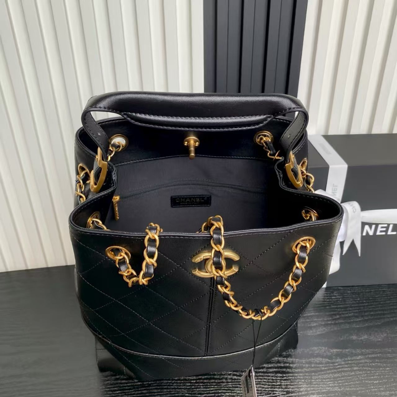 Ch*el shopping bag as5636 33x29x11cm