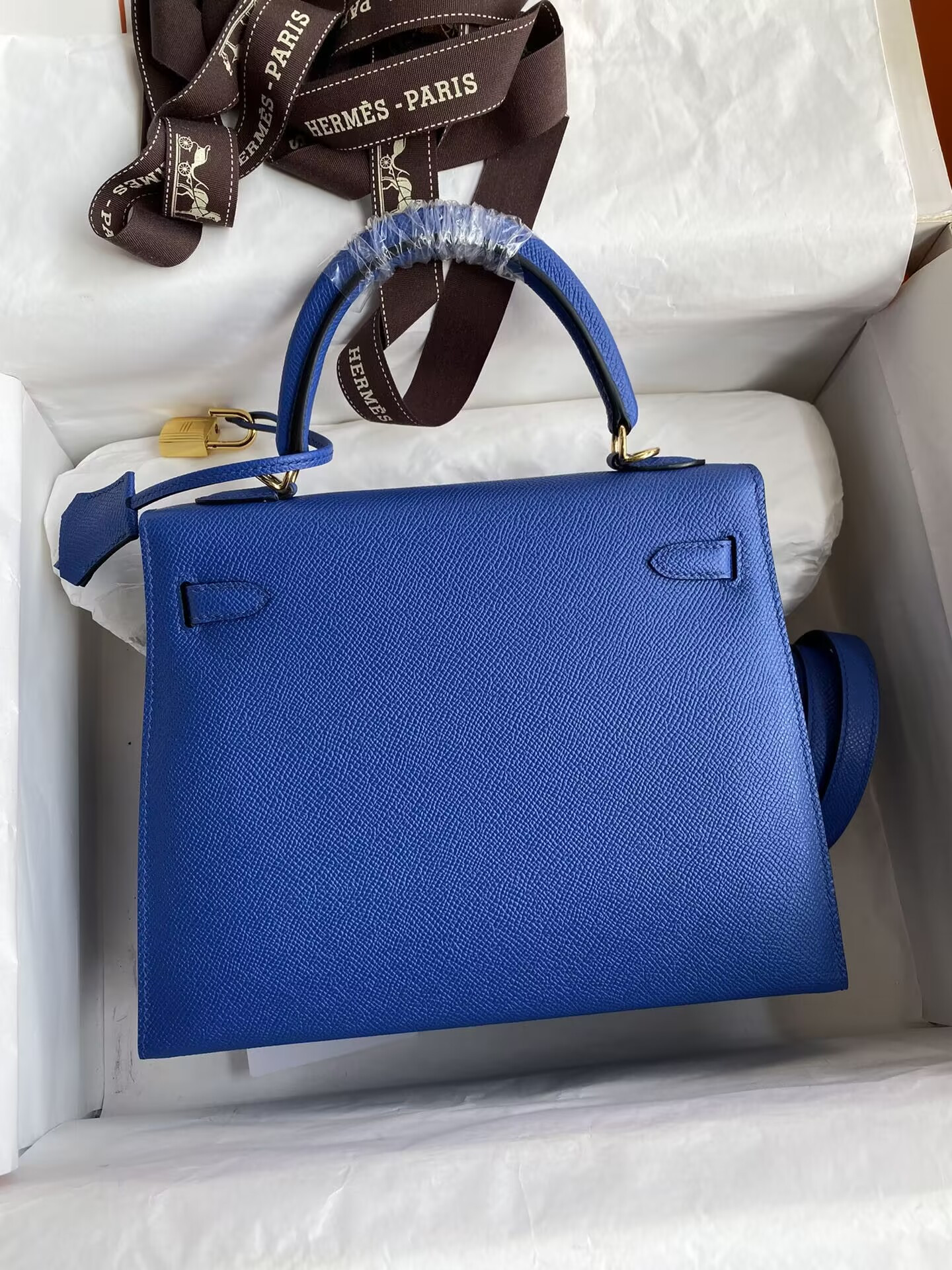 HERMÈS Kelly Gold-tone Hardware 25 28