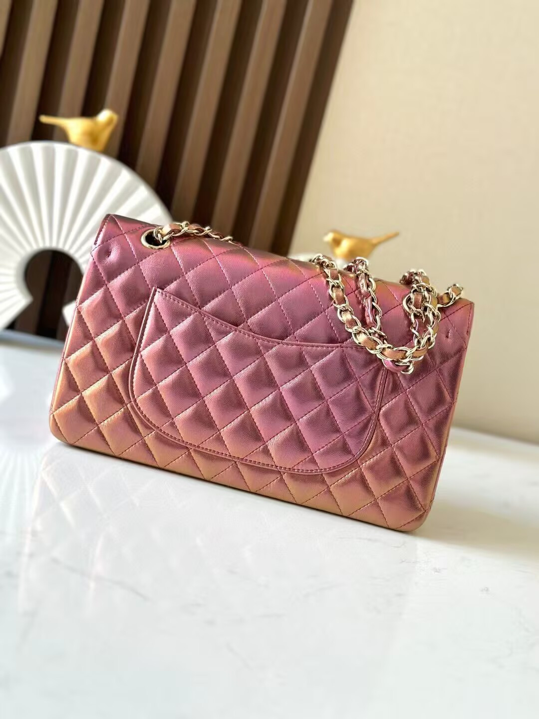 Ch*el classic flap handbag cf 25.5x15x6cm