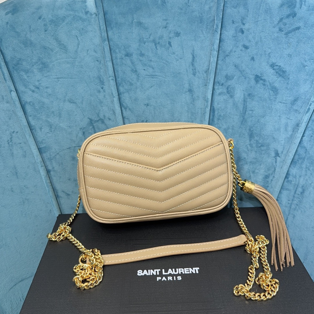 Y*L mini lou in quilted leather 7.5 x 4.1 x 2 inches