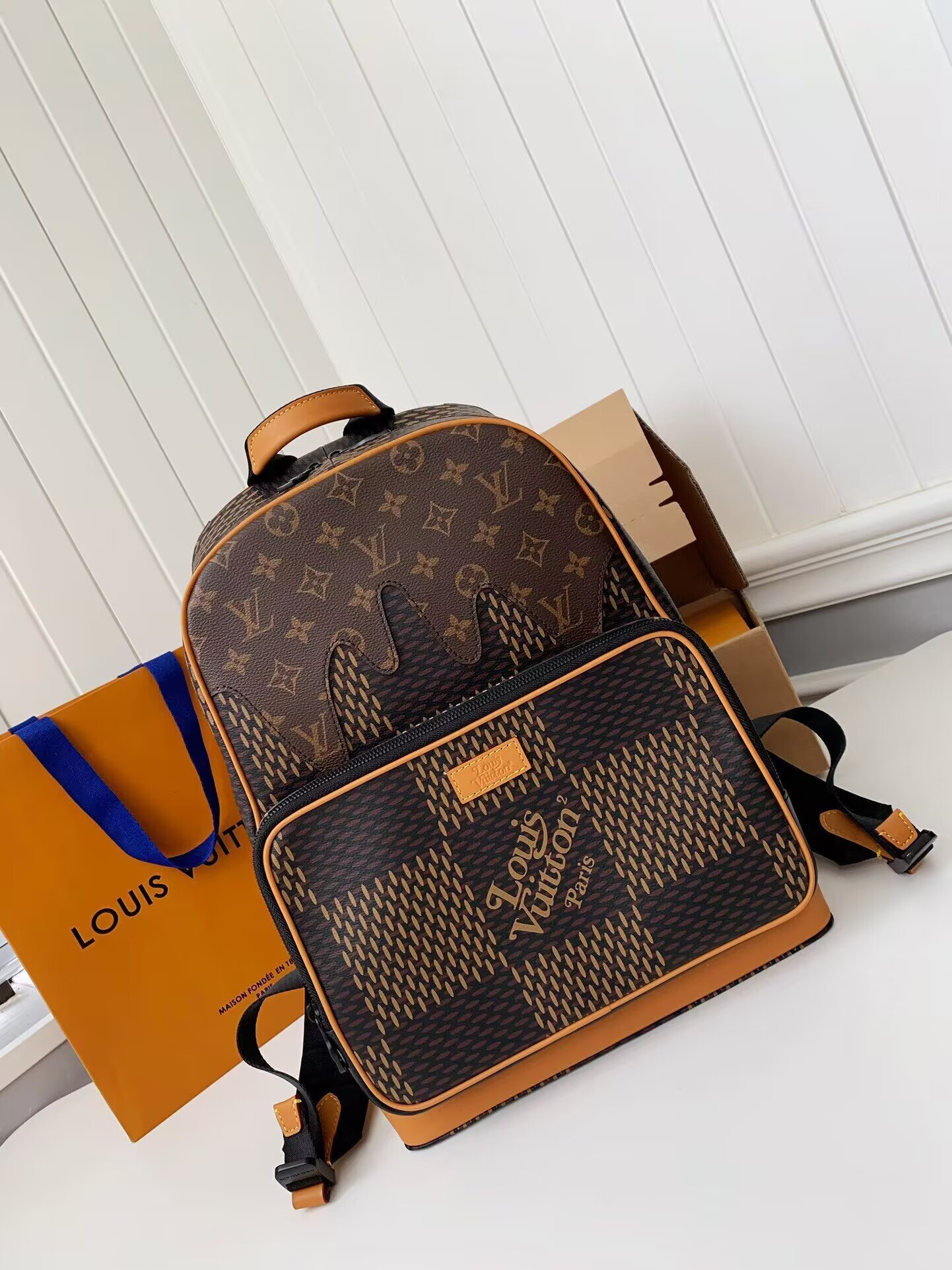 LV NIGO CAMPUS BACKPACK N40380 30×39×13cm