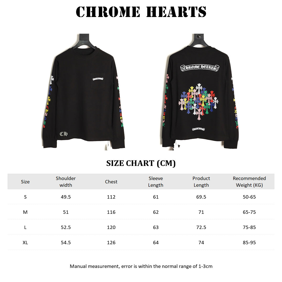 Ch**me He**ts 25fw long-sleeved t-shirt