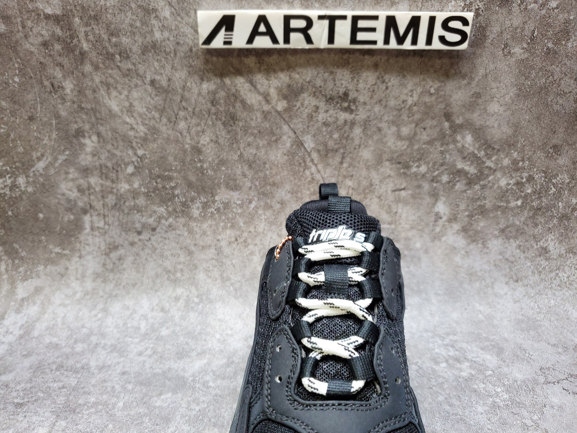 Balenciga Triple S Black Yellow Fluo