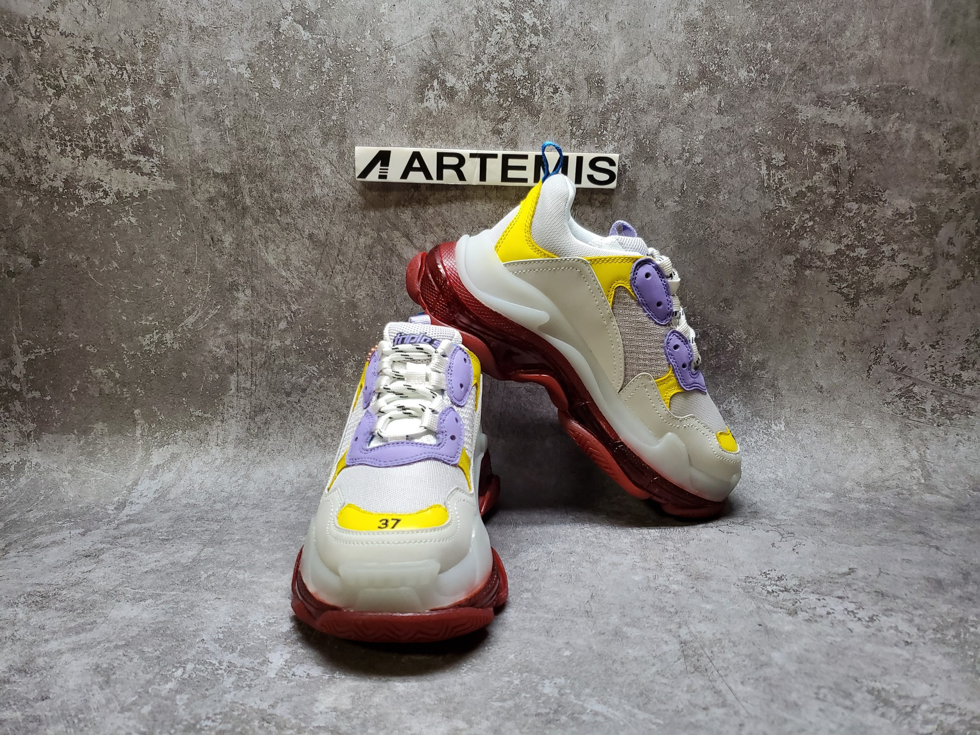 Balenciga Triple S Purple Red