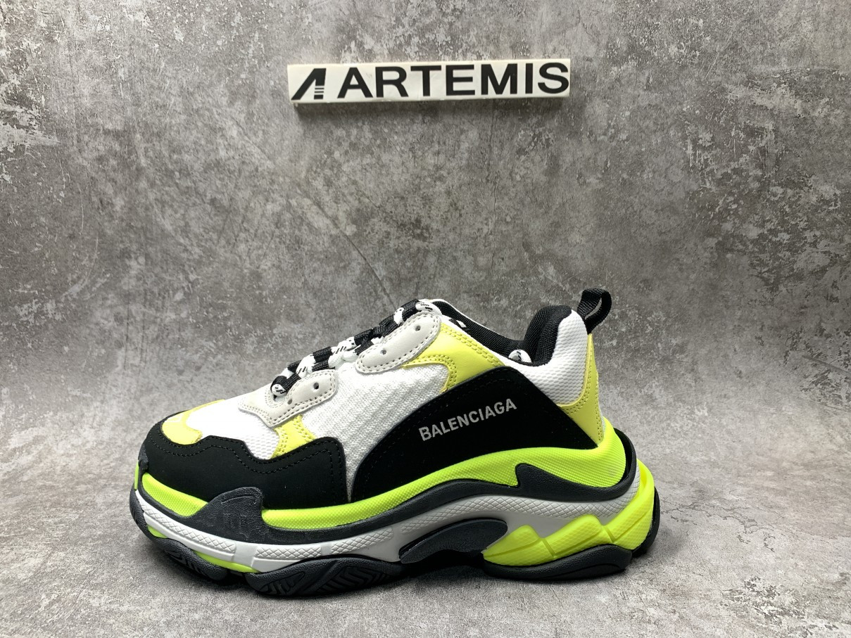 Balenciga Triple S Black Yellow