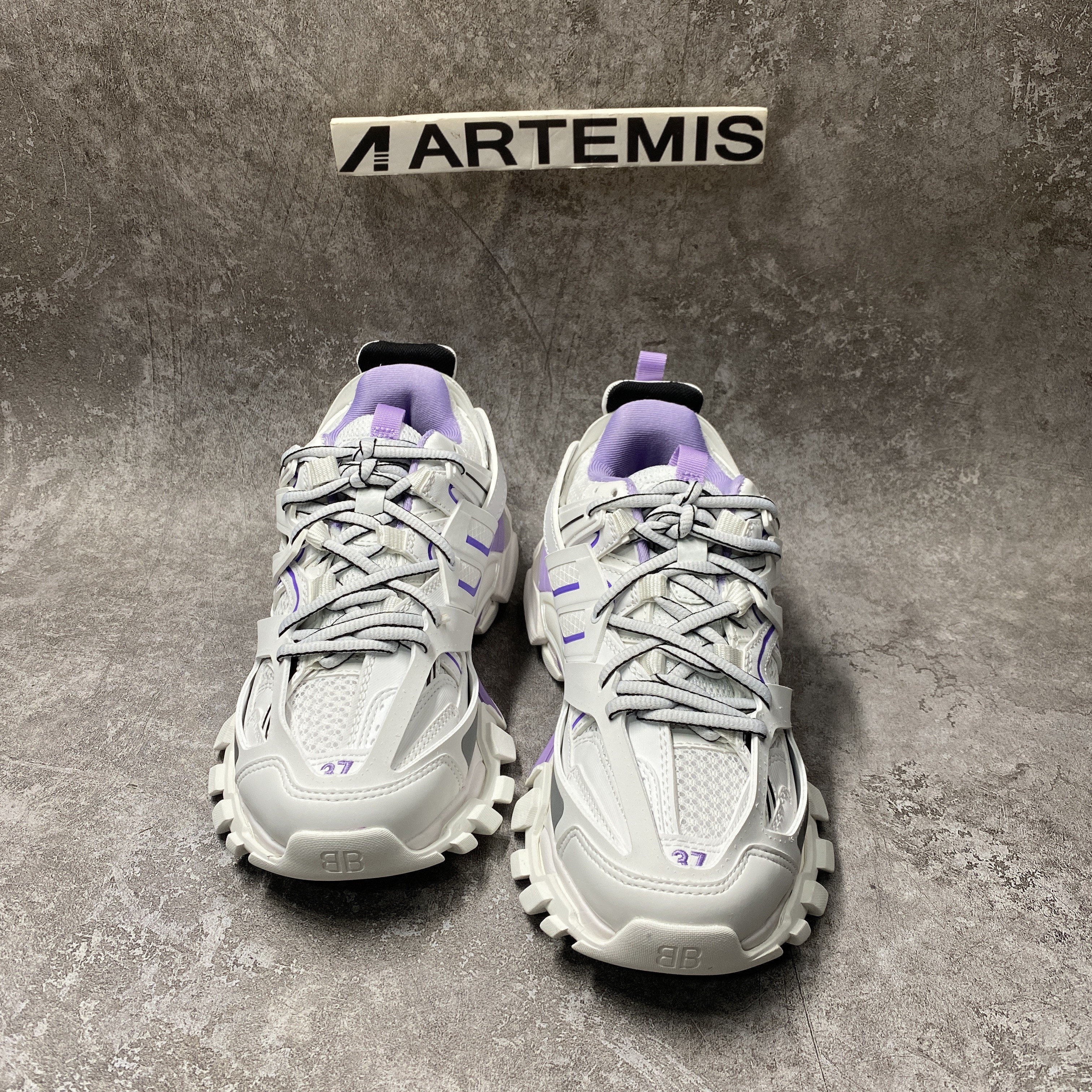 Balenciga Track Trainer Purple White