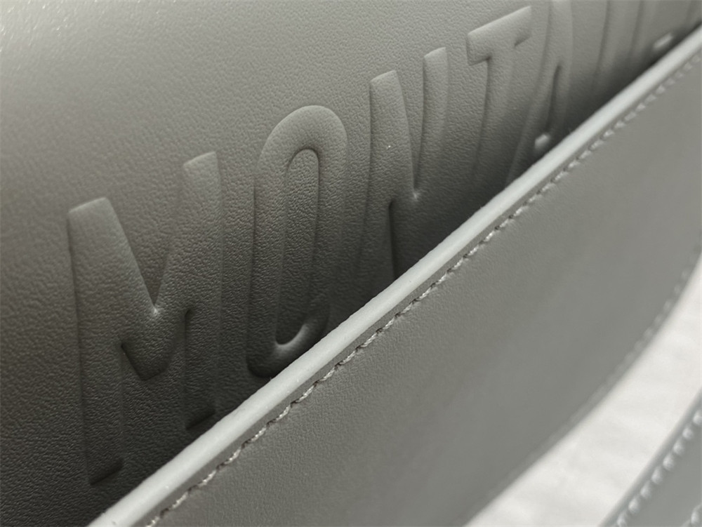 D*or bobby east-west bag latte box calfskin grey