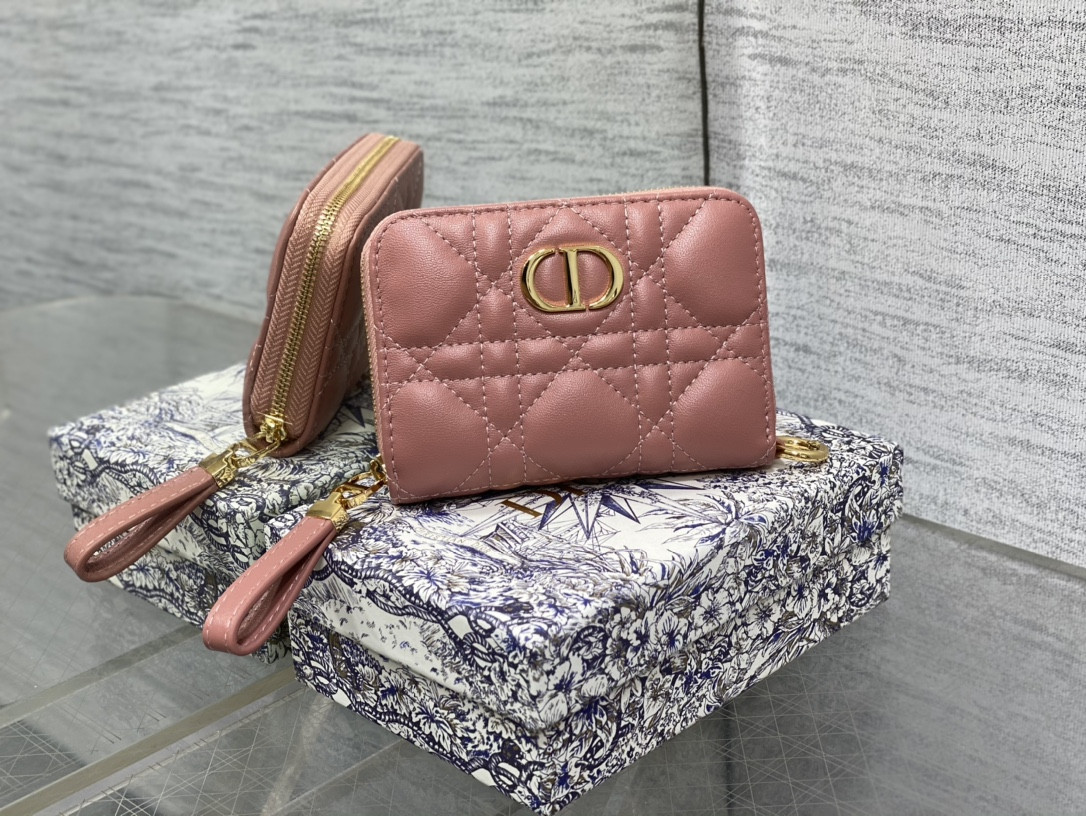 lady D*or voyageur small coin purse card holder