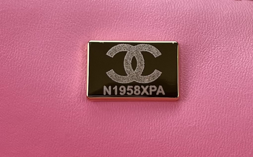 Ch*el classic 11.12 handbag tweed & gold-tone metal 6 × 9.9 × 2.5 in