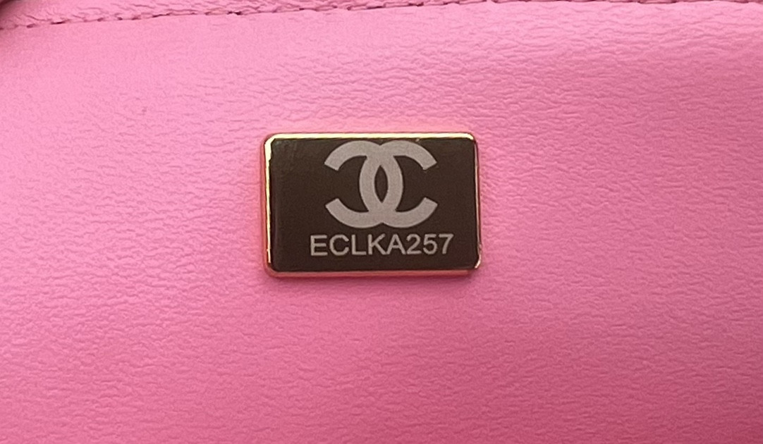 Ch*el mini classic 11.12 handbag tweed & gold-tone metal 4.7 × 7.8 × 2.3 in