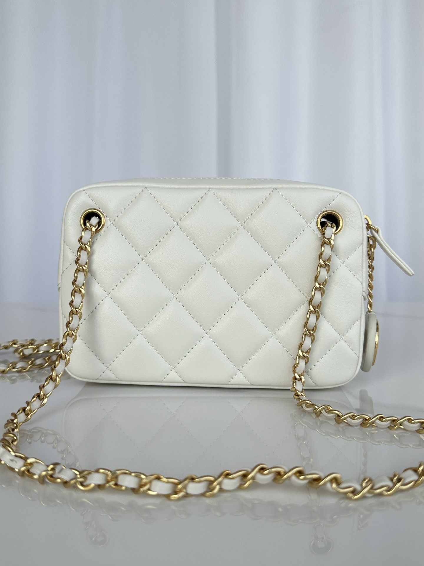 Ch*el mini camera case 12 x 18 x 7cm