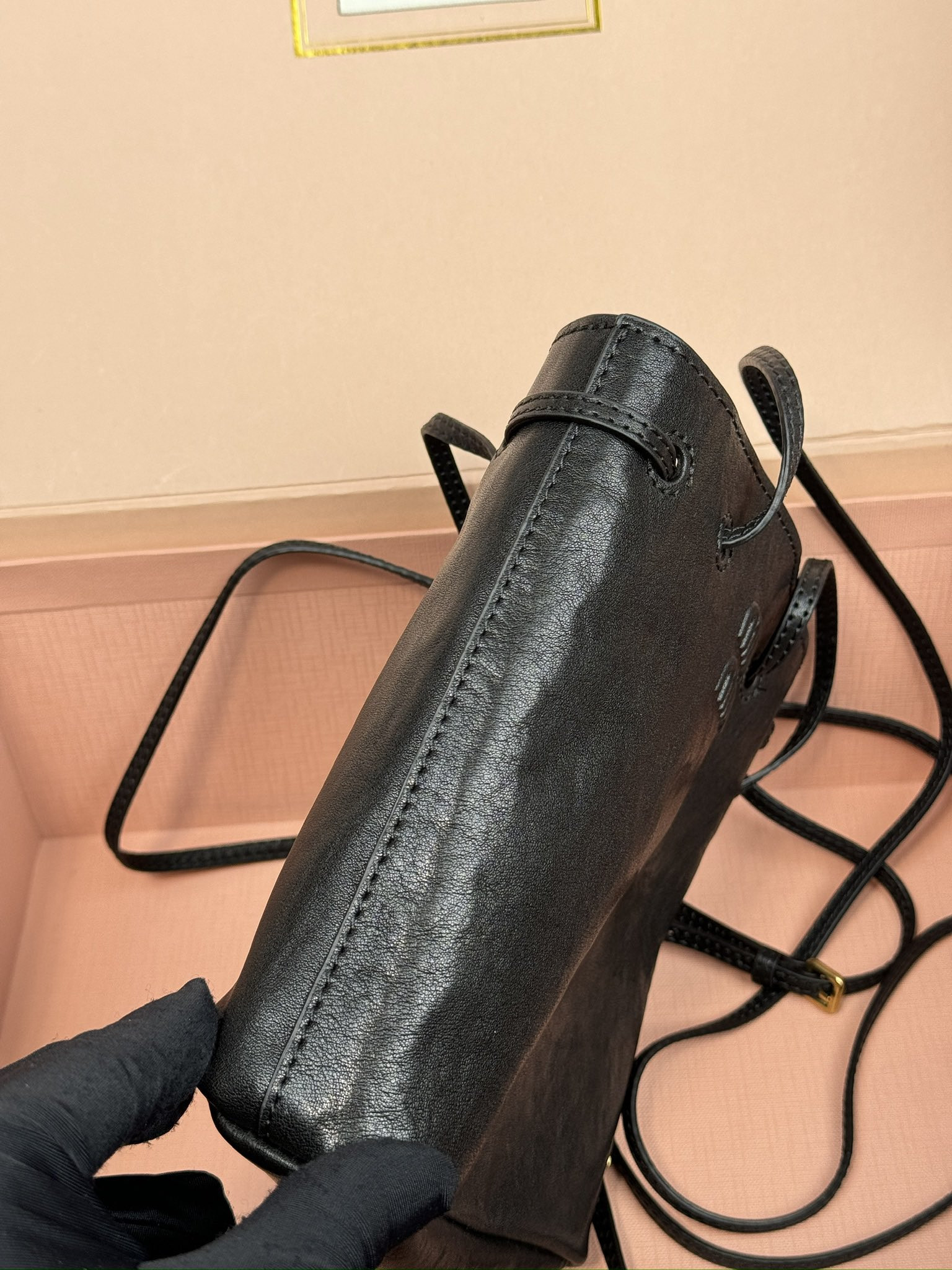 Miu Miu Nappa leather mini bag 17x14x6cm