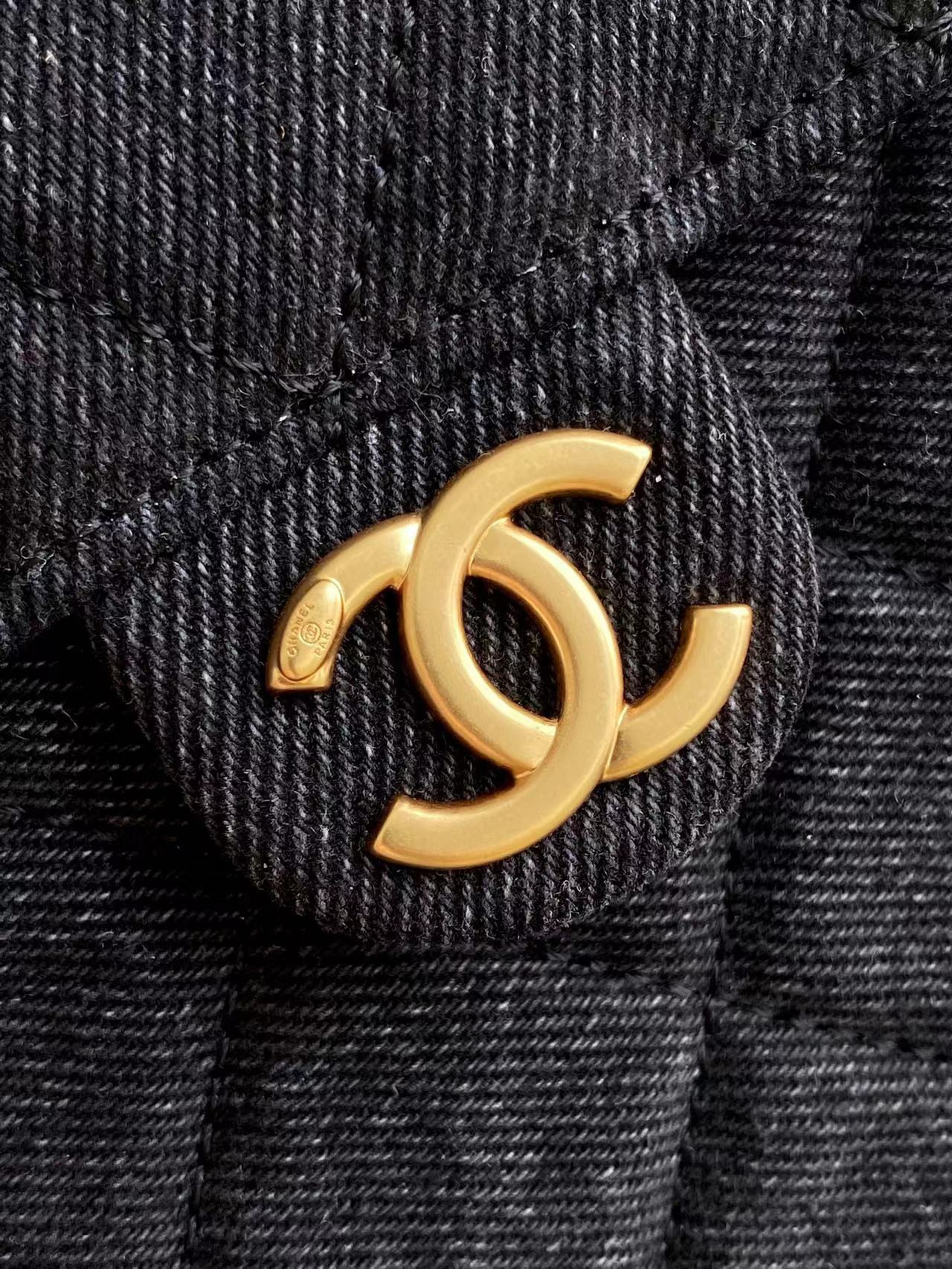 Ch*el 25 small bucket hobo handbag as5293 30x26x14cm